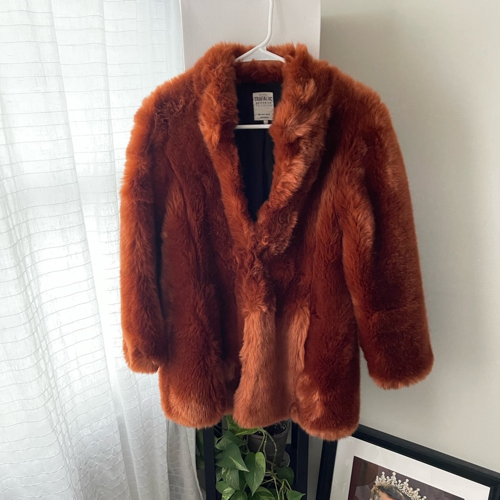 Zara Trafaluc Faux Fur Coat